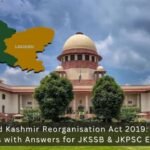 Jammu and Kashmir Reorganisation act 2019