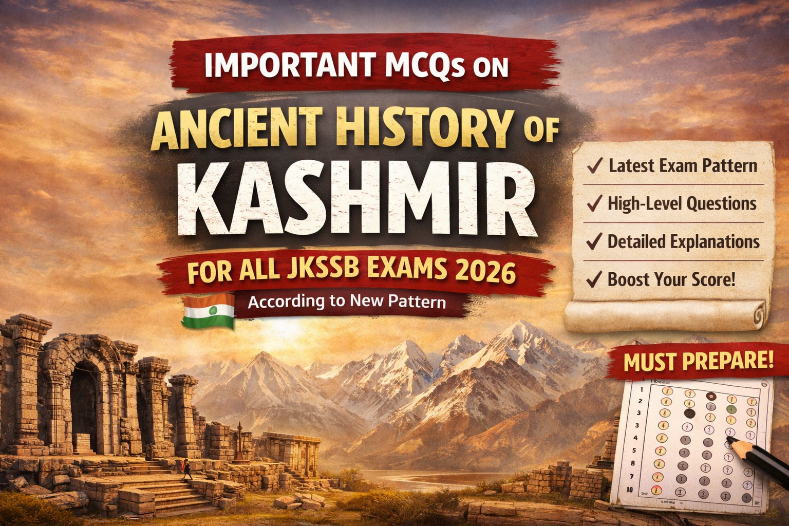 MCQs on Ancient History of Kashmir