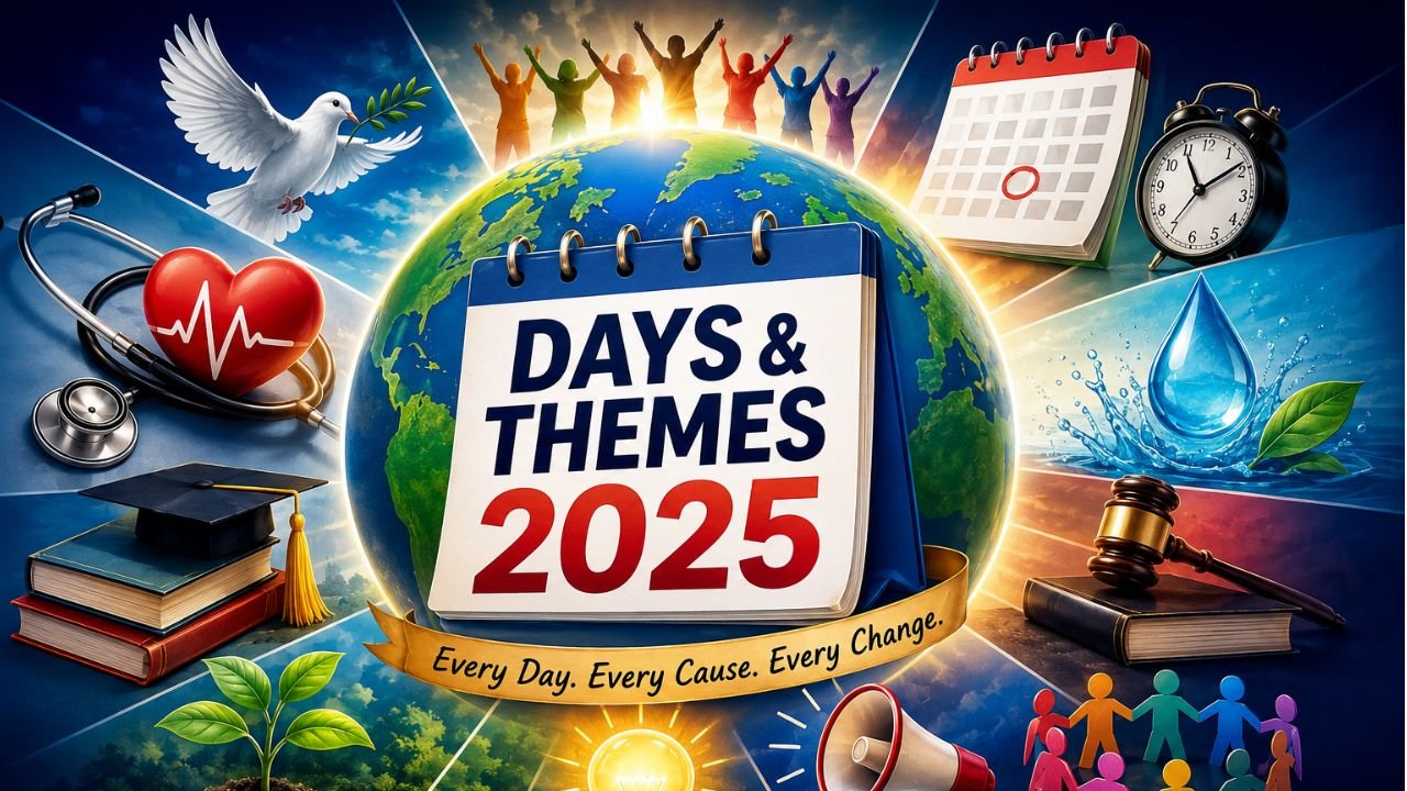 Days and Themes 2025 Month-Wise: Current Affairs for all Competitive Exams