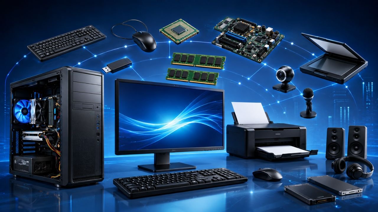Components of a Computer: Short Notes and Important MCQ’S for all Competitive Exams 2026