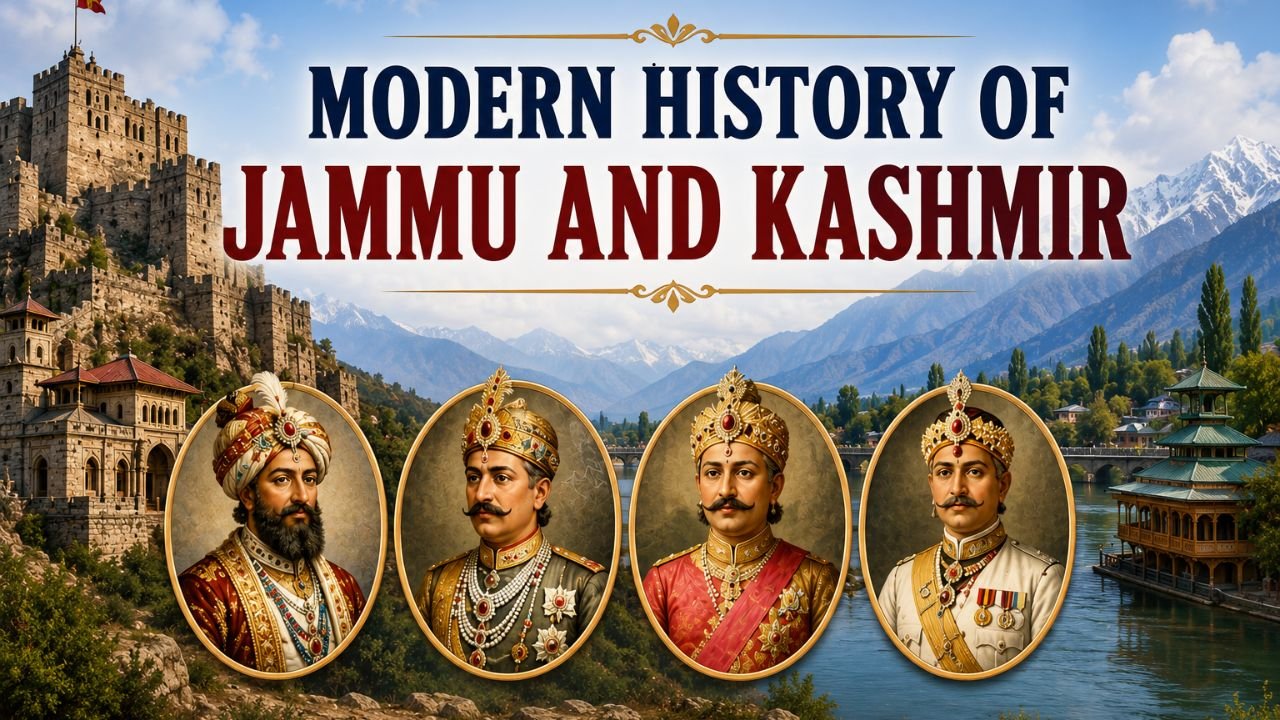 Modern History of Jammu and Kashmir: Important Facts and MCQ’s for all JKSSB Exams