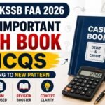 Most Important Cash Book MCQs for JKSSB FAA 2026 According to New Pattern