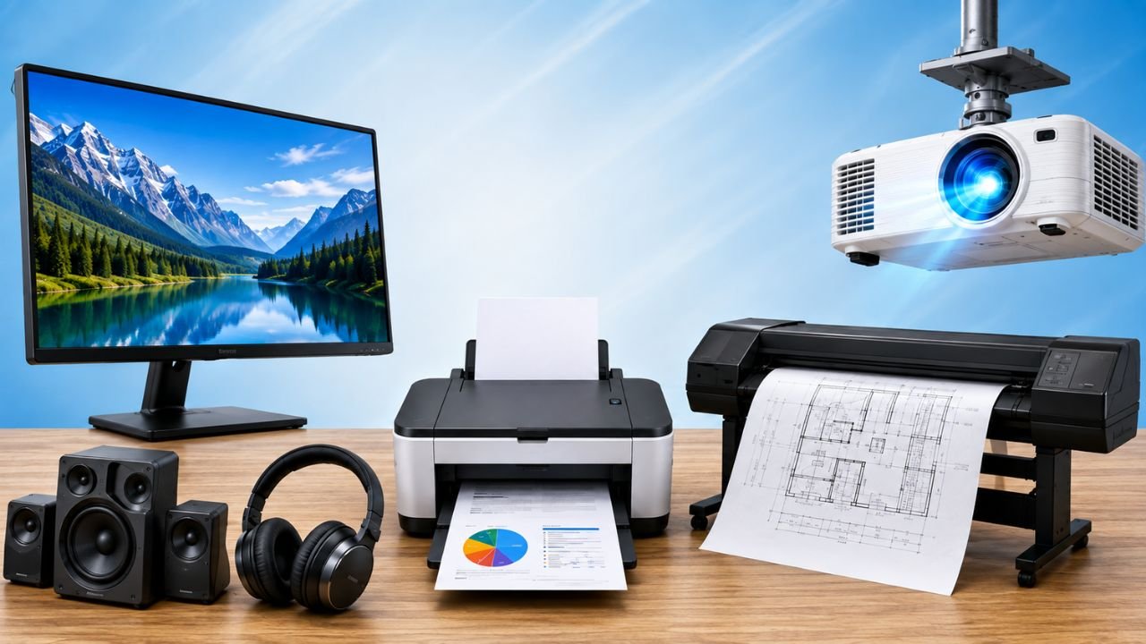 Output Devices of Computer: Complete Notes, Important Facts and MCQs  for SSC, JKSSB, Banking & Railway Exams (2026)
